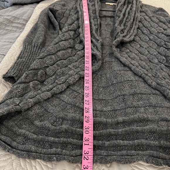 Firenze Italian alpaca wool blend Cardigan - Picture 7 of 7